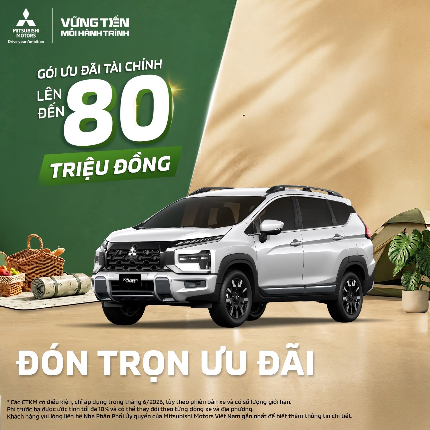 Bảng giá xe Mitsubishi tháng 7/2026: Chi tiết từng phiên bản & Ưu đãi mới nhất