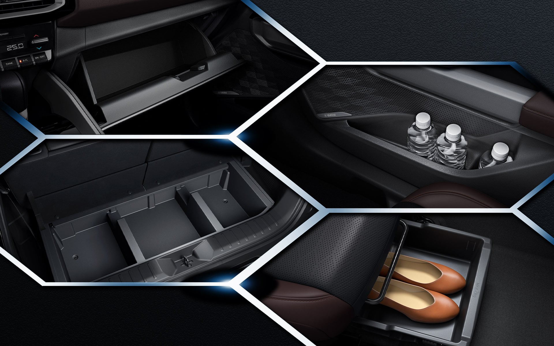 25 chỗ chứa đồ tiện nghi​