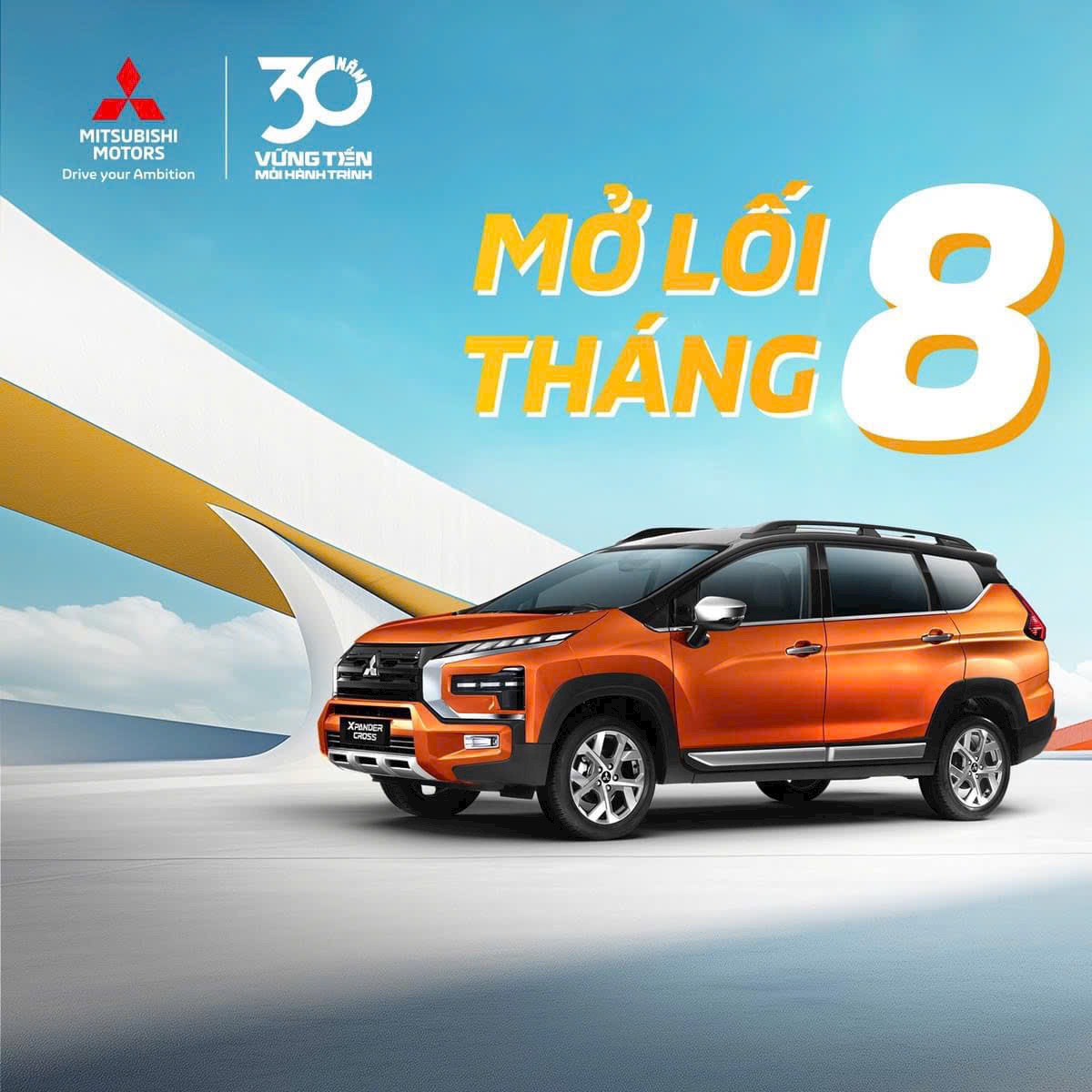 GIÁ BÁN VÀ KHUYẾN MÃI THÁNG 08/2024 CÁC DÒNG XE Ô TÔ CỦA MITSUBISHI